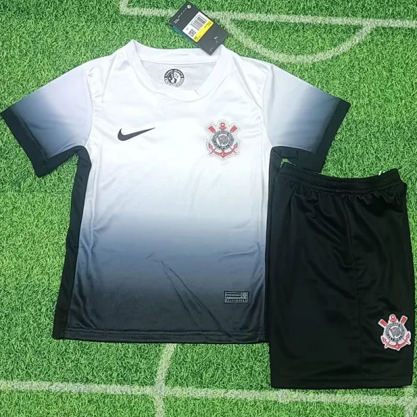 24-25 Corinthians Home Kids Soccer Jersey