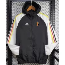 24-25 Belgium Black Windbreaker (白袖)