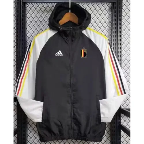24-25 Belgium Black Windbreaker (白袖)