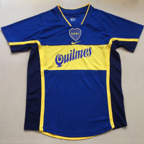 2001 Boca Juniors Home Retro Soccer Jersey