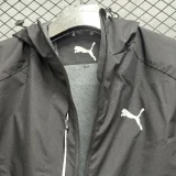 2024 Puma Thickened warm Black Outdoor Jackets #F10加绒冲锋衣