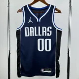 22-23 Dallas Mavericks CHRISTIE #00 Royal Blue TopQuality Hot Pressing NBA Jersey (Trapeze Edition)飞人版