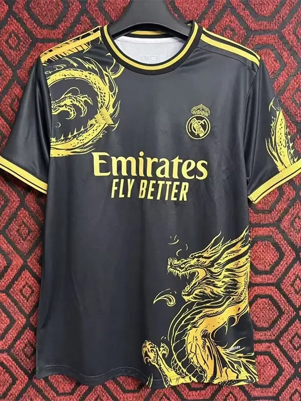 24-25 RMA Black Special Edition Training Shirts *黑金龙