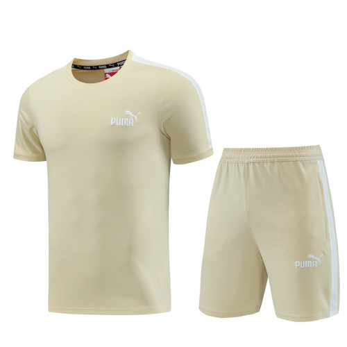 2023 PM Beige Training Short Suit #PD01