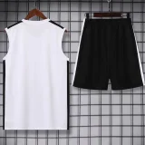 23-24 PSG White Tank top and shorts suit