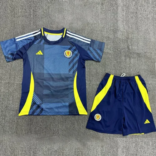 24-25 Scotland Home Kids Soccer Jersey