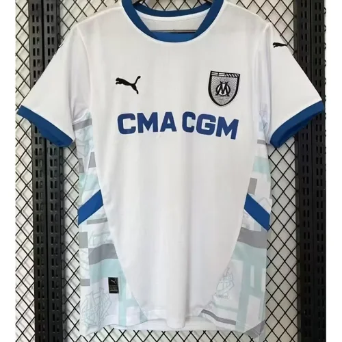 24-25 Marseille Home   Fans Soccer Jersey