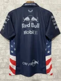 2024 F1 Red Bull Royal Blue Polo Racing Suit(有领) 银牛