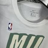 T115 Bucks MIL White High Quality Casual T-Shirt