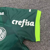 23-24 Palmeiras Home Fans Soccer Jersey (Print All Sponsor) 带全广告