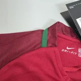 2016 Portugal Home Kids Retro Soccer Jersey