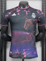 24-25 RMA Black Special Edition Player Version Soccer Jersey #豹