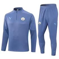 24-25 Man City Gray Half Pull Tracksuit (半拉链)