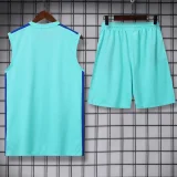 23-24 BAR Lake Blue Tank top and shorts suit