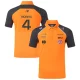 2025 McLaren NORRIS #4 Polo Yellow Racing Suit (有领)