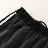 23-24 AD Black Grey Jacket Tracksuit #AJ15