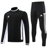 2023 AD Black Jacket Tracksuit #2302