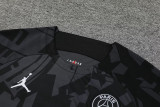 23-24 PSG Black Grey Training Short Suit