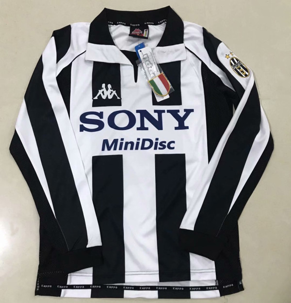 1997-1998 JUV Home Retro Long Sleeve Soccer Jersey (长袖)