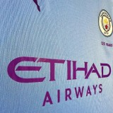 2019-2020 Man City Home Retro Soccer Jersey