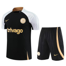 23-24 CHE Black Training Short Suit (白袖)