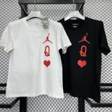 T179 Jordan White High Quality Casual T-Shirt #爱心
