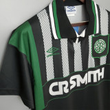 1994-1996 Celtic Away Black Retro Soccer Jersey