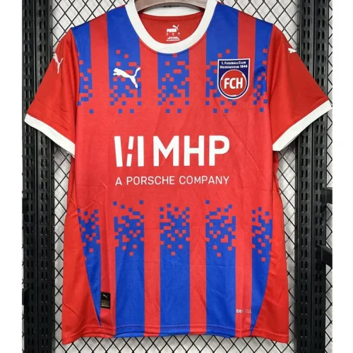 24-25 Heidenheim Home Fans Soccer Jersey 海登