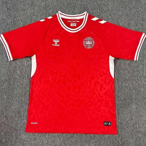 24-25 Denmark Home Fans Soccer Jersey