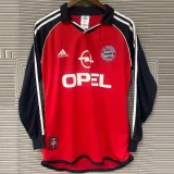 2000-2001 Bayern Home Long sleeve Retro Soccer Jersey (长袖)