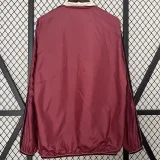 24-25 Belgium Red & Khaki Double Sided Windbreaker (双面风衣)