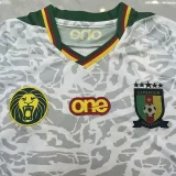 2024 Cameroon White Special Edition Fans Soccer Jersey