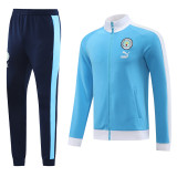 23-24 Man City Sky Blue Jacket Tracksuit #02