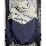24-25 Italy khaki Royal Blue Windbreaker