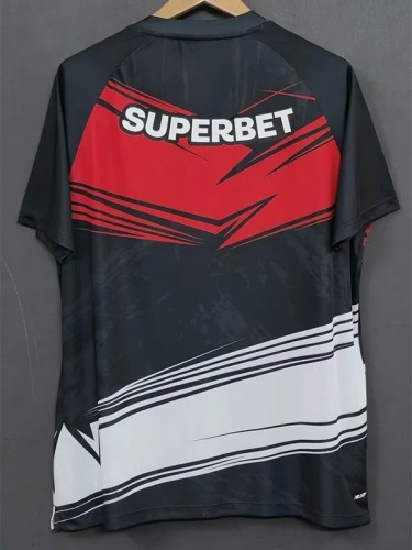 25-26 Sao Paulo Red Black Training shirts