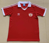 1980 Man Utd Home Retro Soccer Jersey