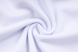 2023 JOMA White Half Pull Tracksuit #2313 (半拉链)