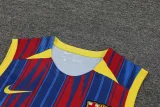 23-24 BAR Red-Blue Tank top and shorts suit (波浪纹)