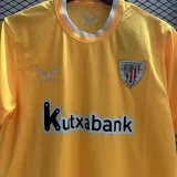 24-25 Bilbao Yellow Goalkeeper Fans Soccer Jersey