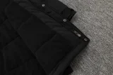 24-25 Palmeiras Black Hooded Windbreaker Fabric Cotton Coat #G236