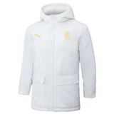 24-25 ACM White Hooded Windbreaker Fabric Cotton Coat #G255(黄标)