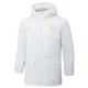 24-25 ACM White Hooded Windbreaker Fabric Cotton Coat #G255(黄标)