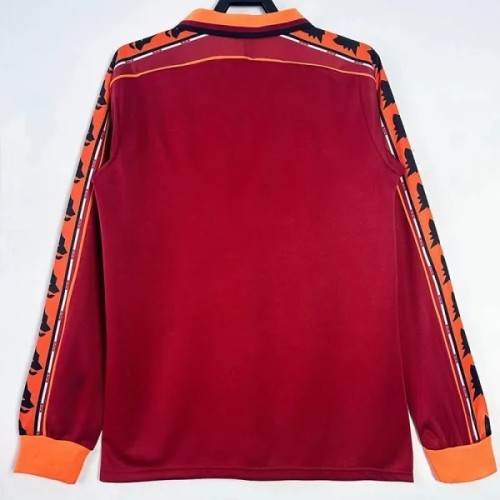 1998-1999 Roma Home Long Sleeve Retro Soccer Jersey(长袖)