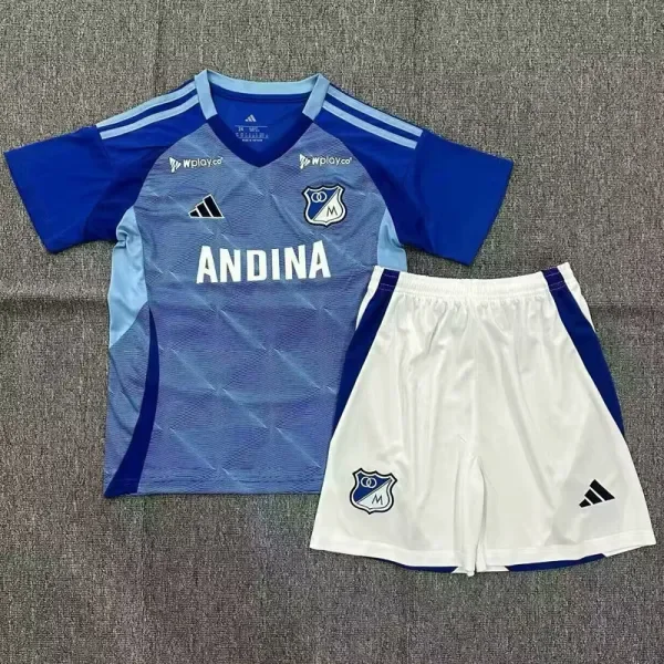 25-26 Millonarios Home Kids Soccer Jersey