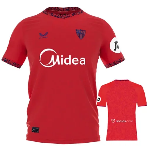 24-25 Sevilla Away Fans Soccer Jersey*Midea广告