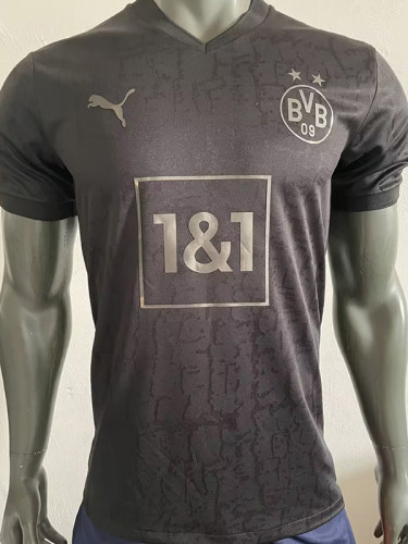 2023 Dortmund Special Edition Black Player Version Soccer Jersey