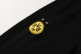25-26 Dortmund Black Yellow Jacket Tracksuit #01