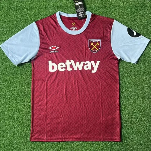 24-25 West Ham Home   Fans Soccer Jersey