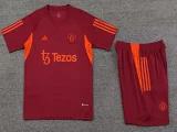23-24 Man Utd Red Training Short Suit