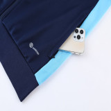 2023 AD Royal blue Jacket Tracksuit #AJ06